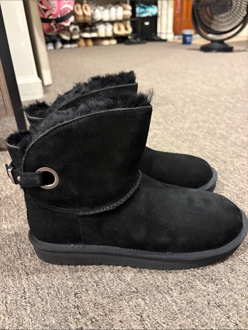 NWOT Koolaburra by UGG Black Buckle Boots